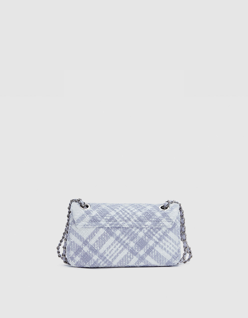 Plaid Tweed Shoulder Bag