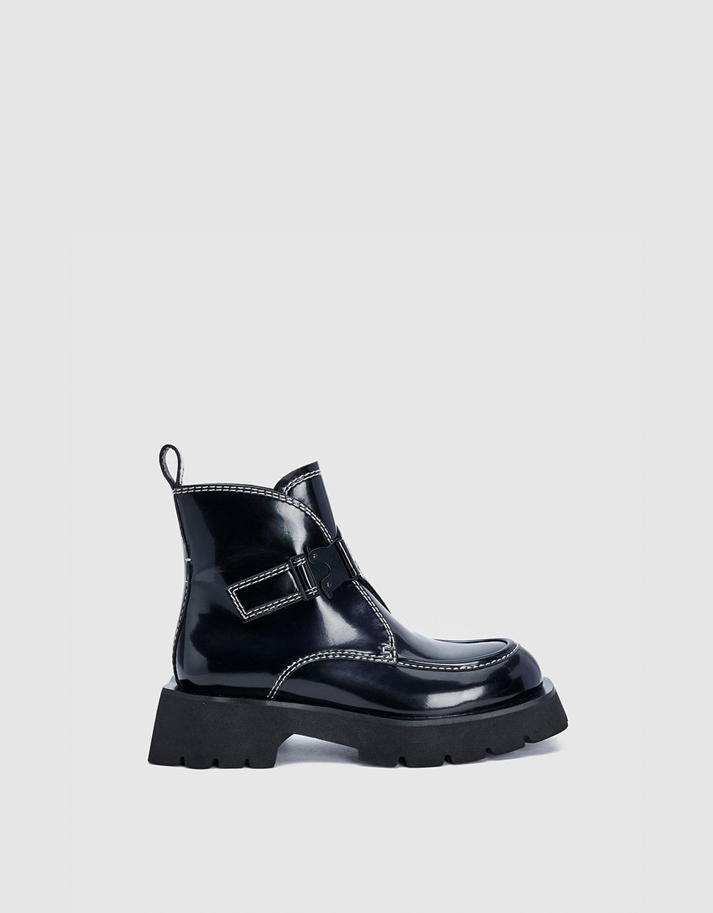 Contrast Stitch Ankle Boots