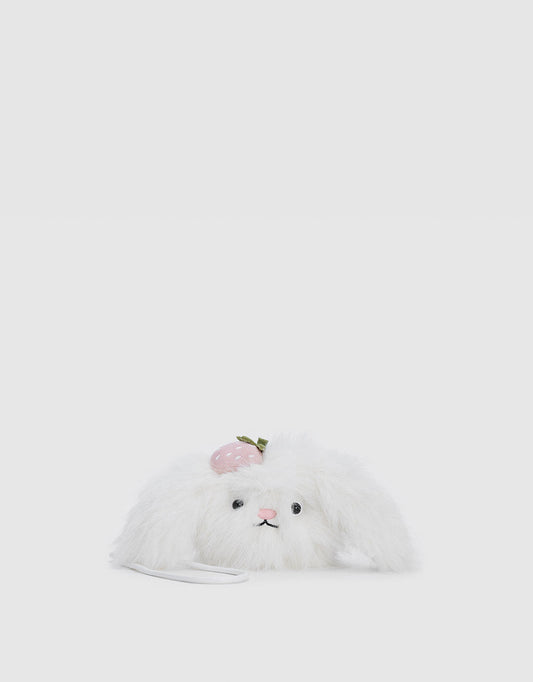 Fluffy Rabbit Key Charm