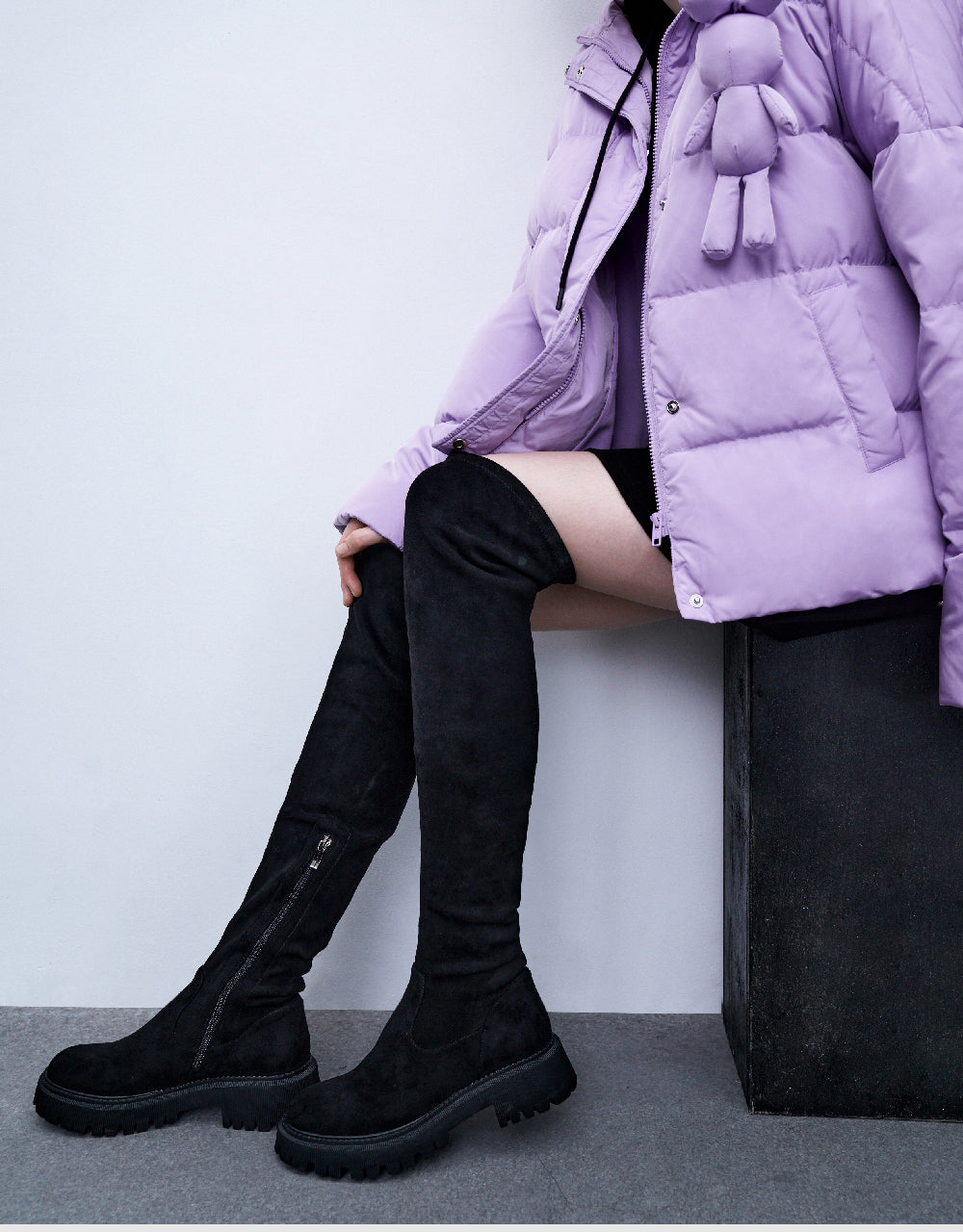 Platform Over-The-Knee Boots