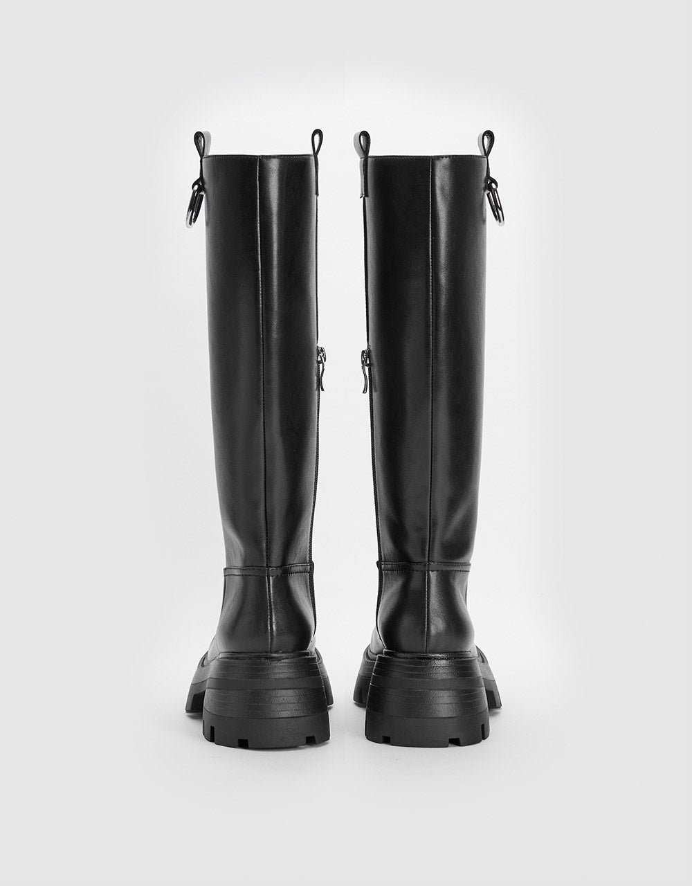 Platform Faux Leather Boots