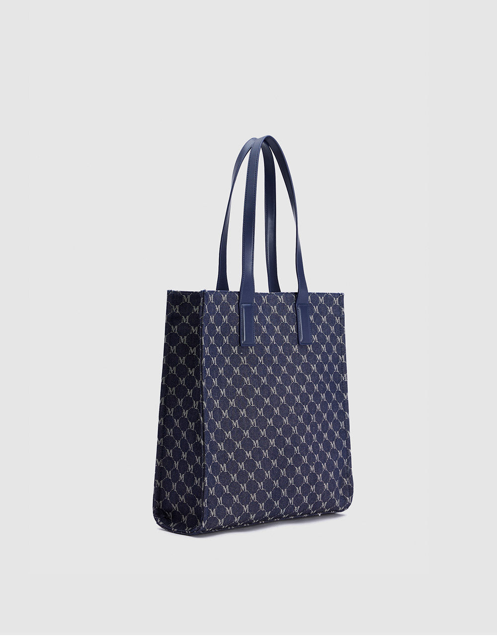Monogram Denim Tote Bag
