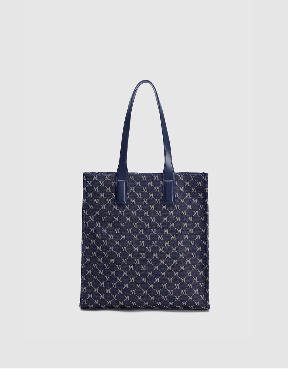 Monogram Denim Tote Bag