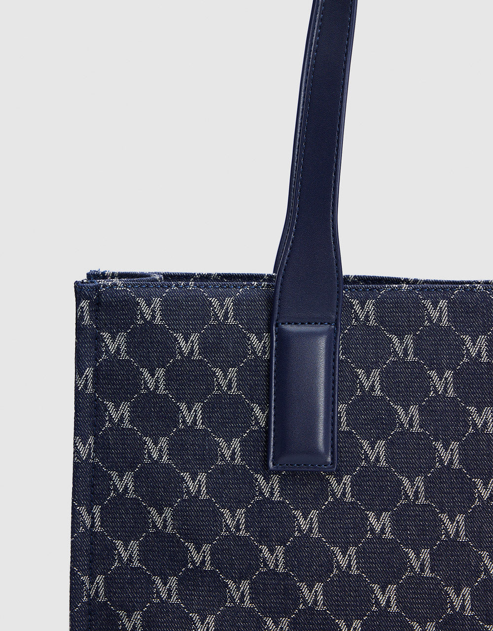Monogram Denim Tote Bag
