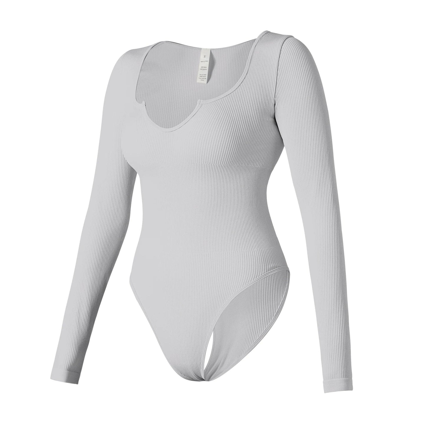 V Cut Long Sleeve Bodysuit