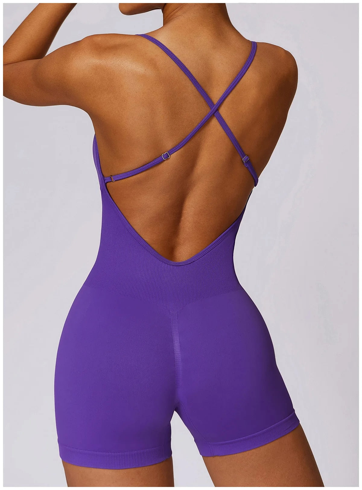 Seamless Scrunch Back Romper