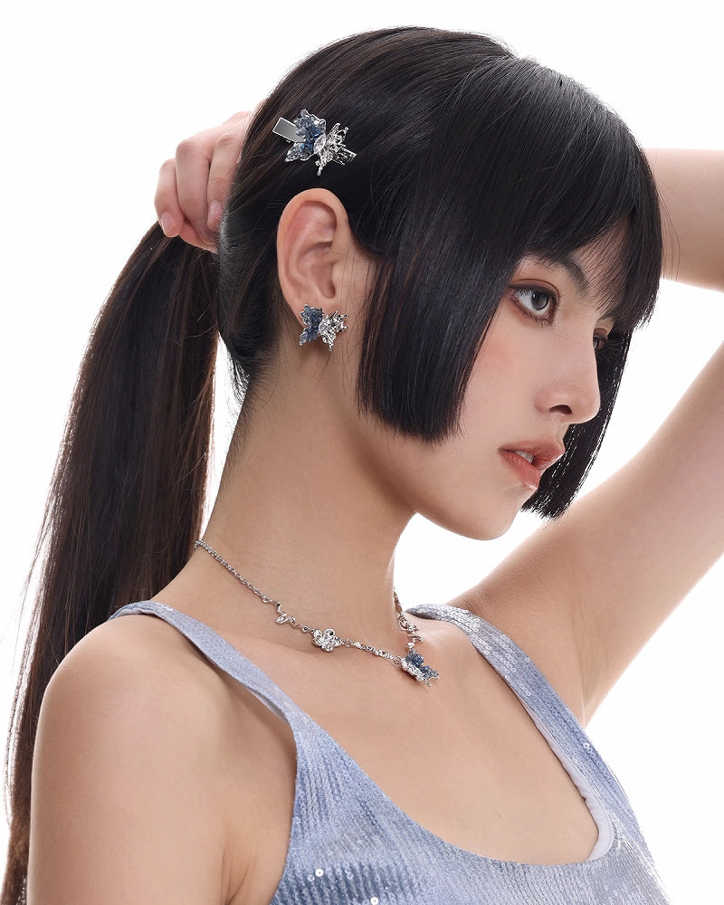 ギャラクシーバタフライヘアクリップ