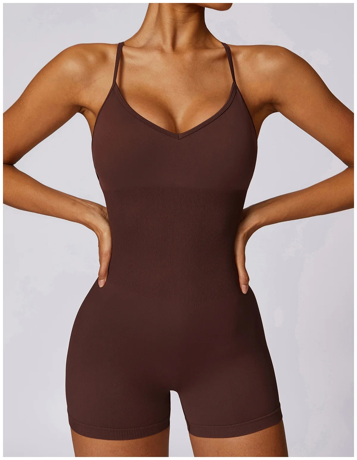 Seamless Scrunch Back Romper