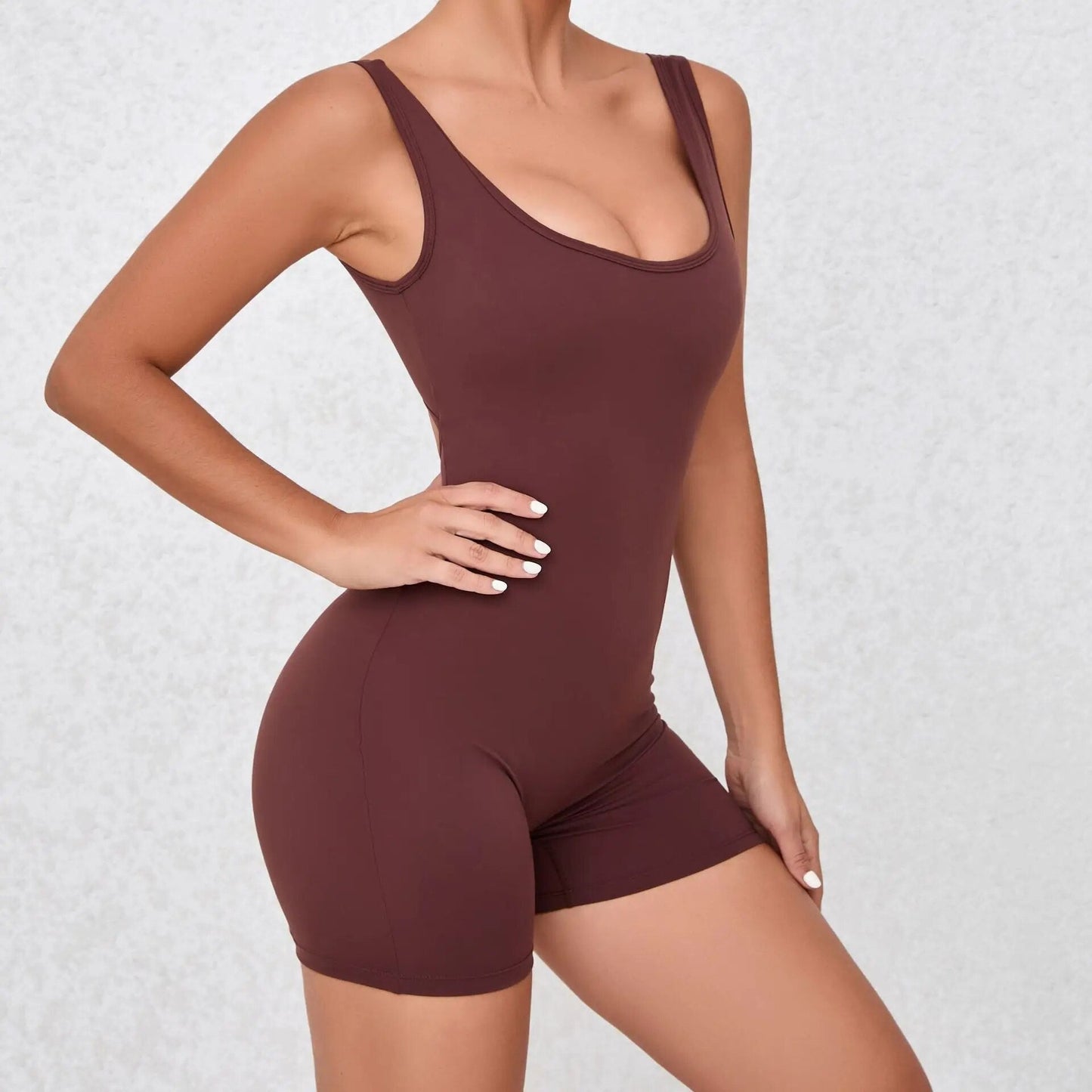 Scrunch Back Sculpting Romper