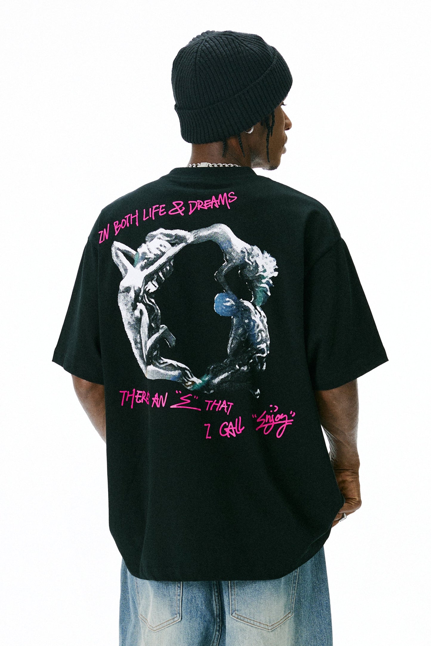 MEDM 서클 그래픽 티셔츠