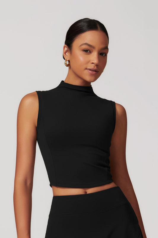 Colleen Crop Top - Black