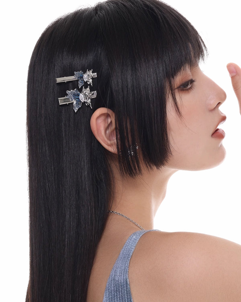 ギャラクシーバタフライヘアクリップ