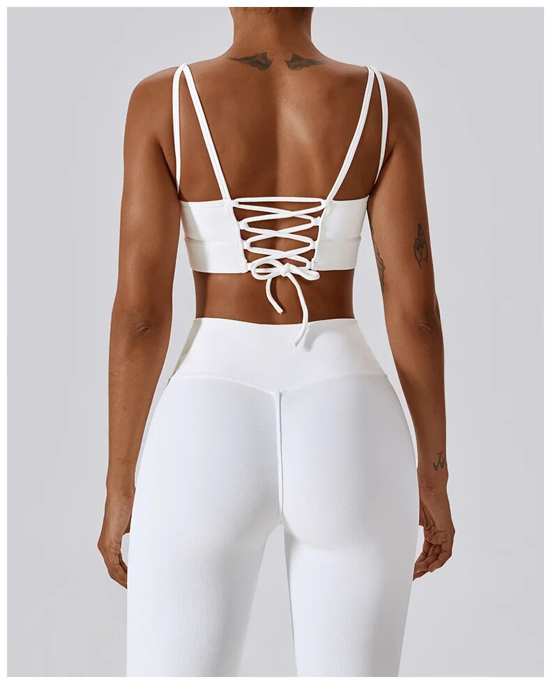 Micro Ribbed Corset Top & Leggings Set