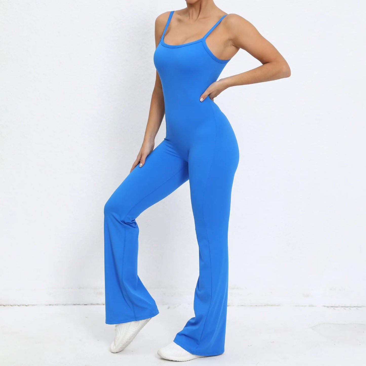 Essential Strappy Flared Jumpsuit