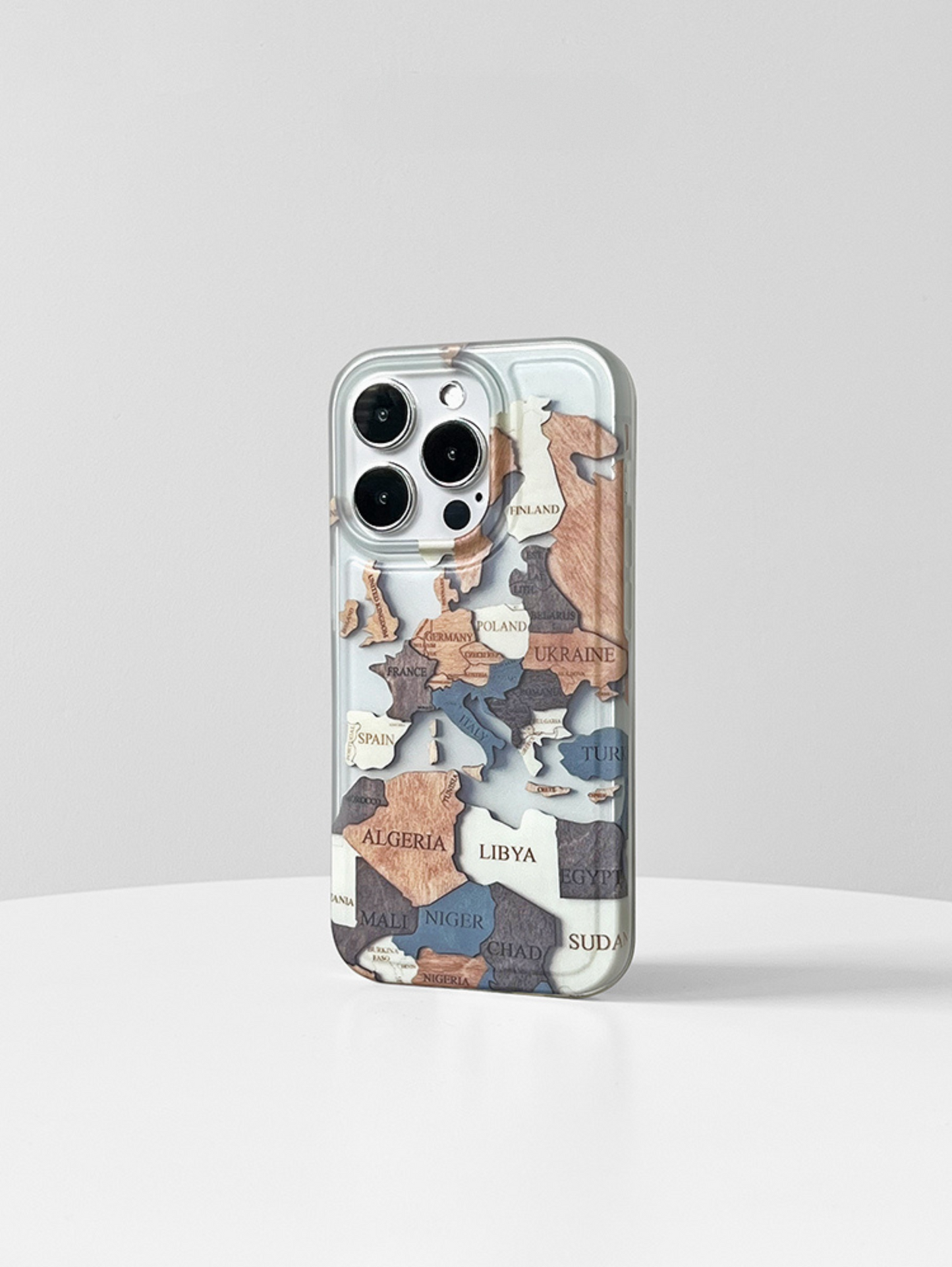 Artistic Map Puzzle Phone Case