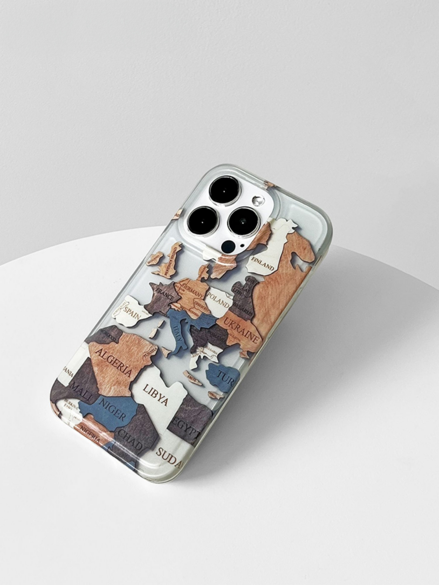 Artistic Map Puzzle Phone Case