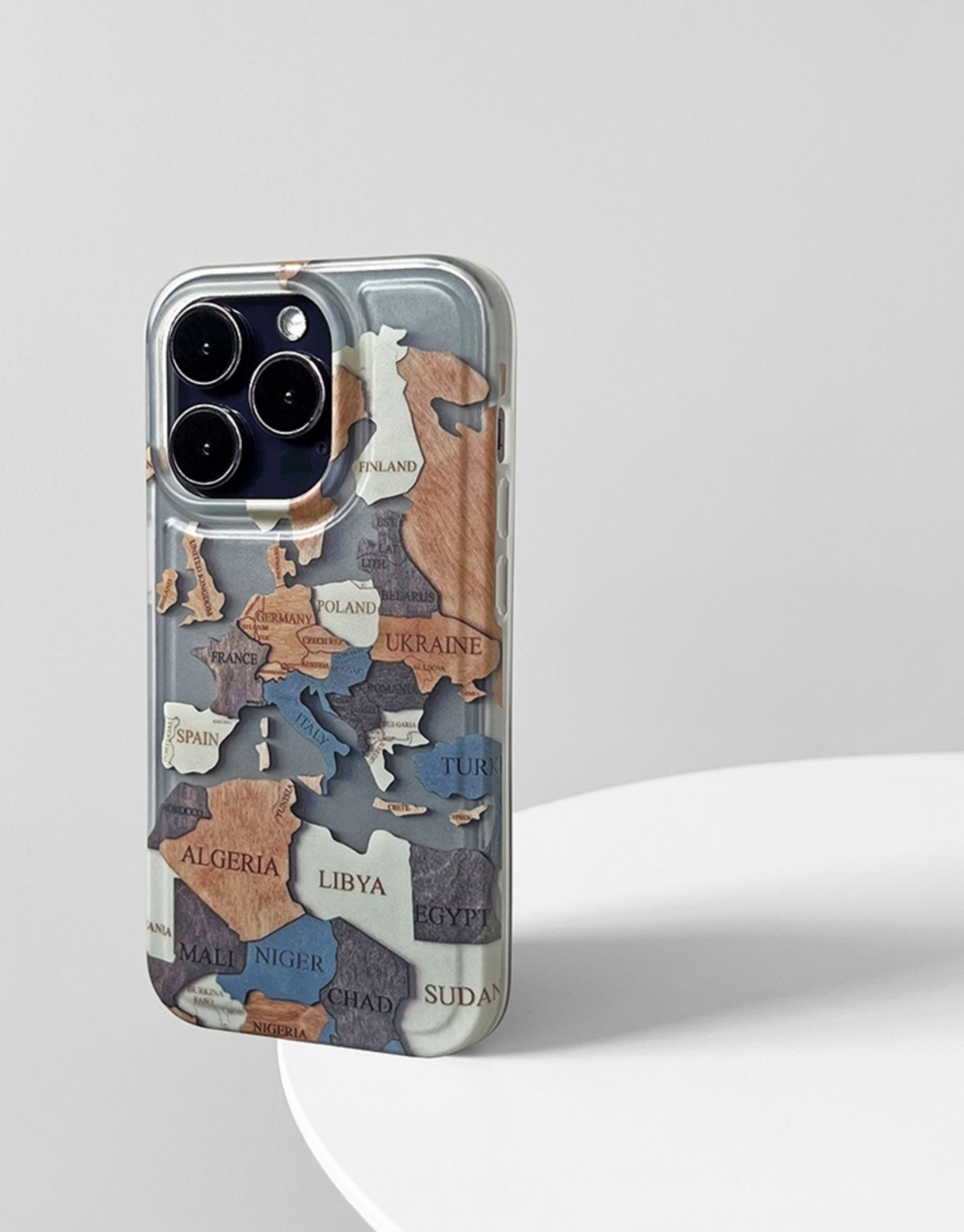 Artistic Map Puzzle Phone Case