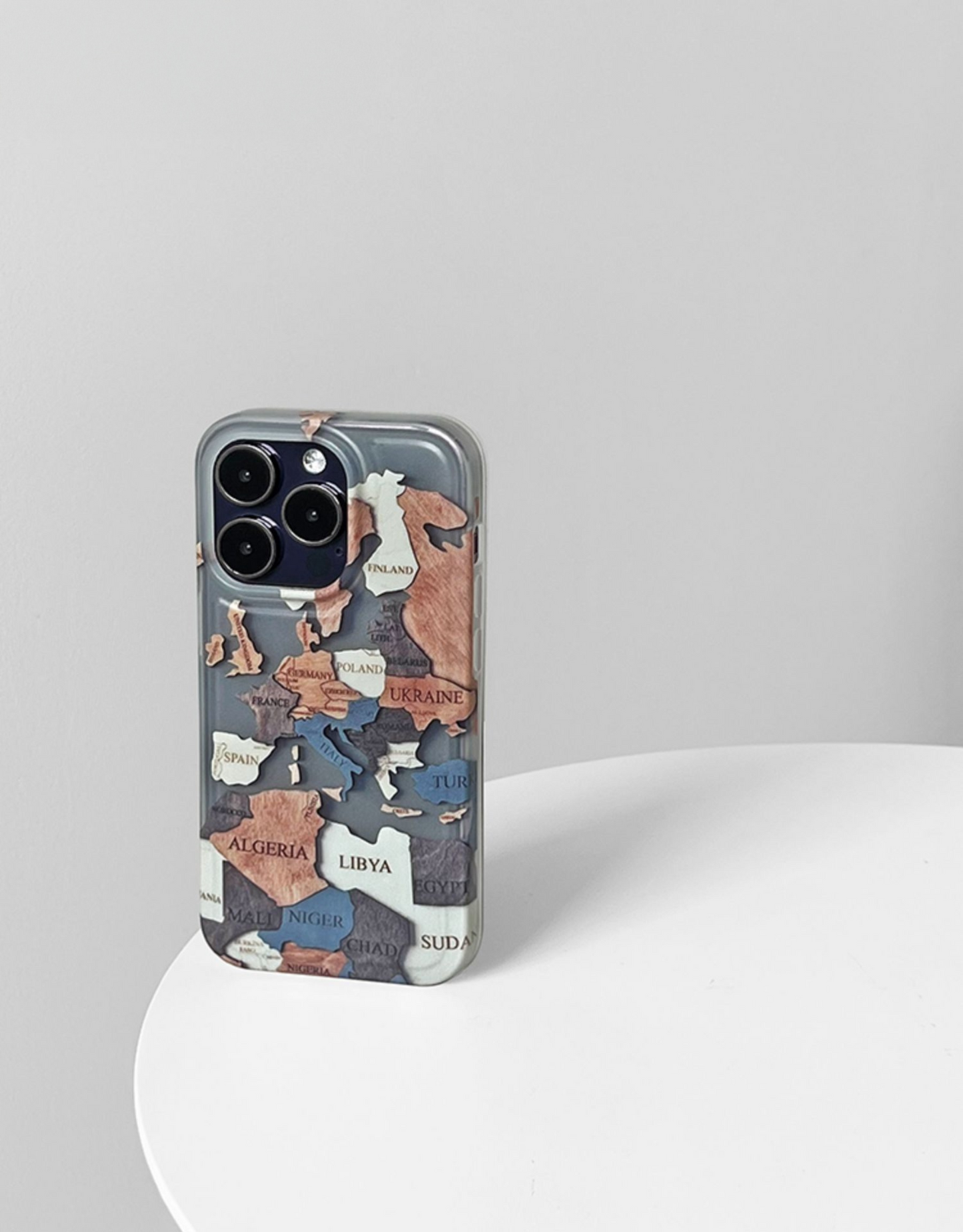 Artistic Map Puzzle Phone Case