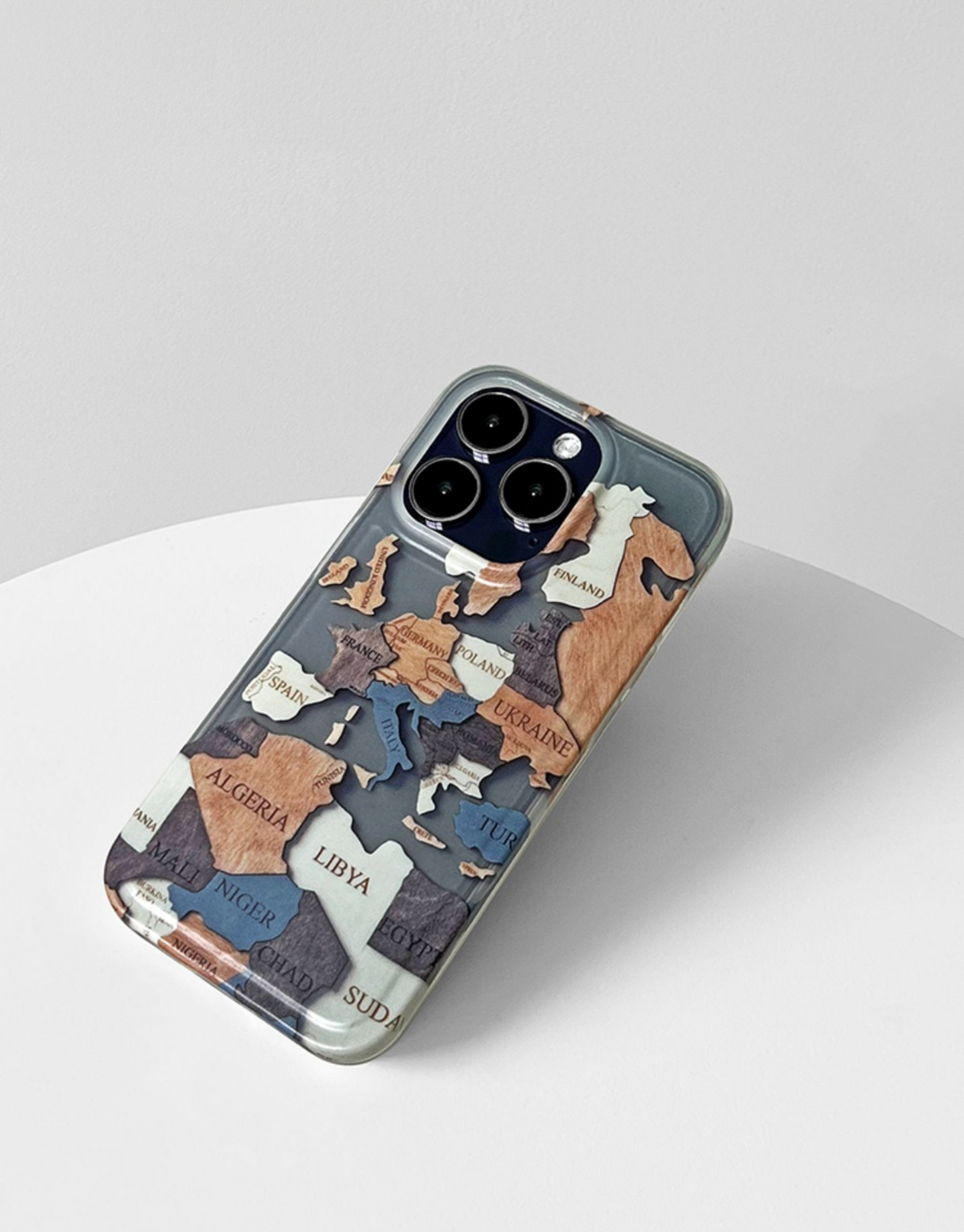 Artistic Map Puzzle Phone Case