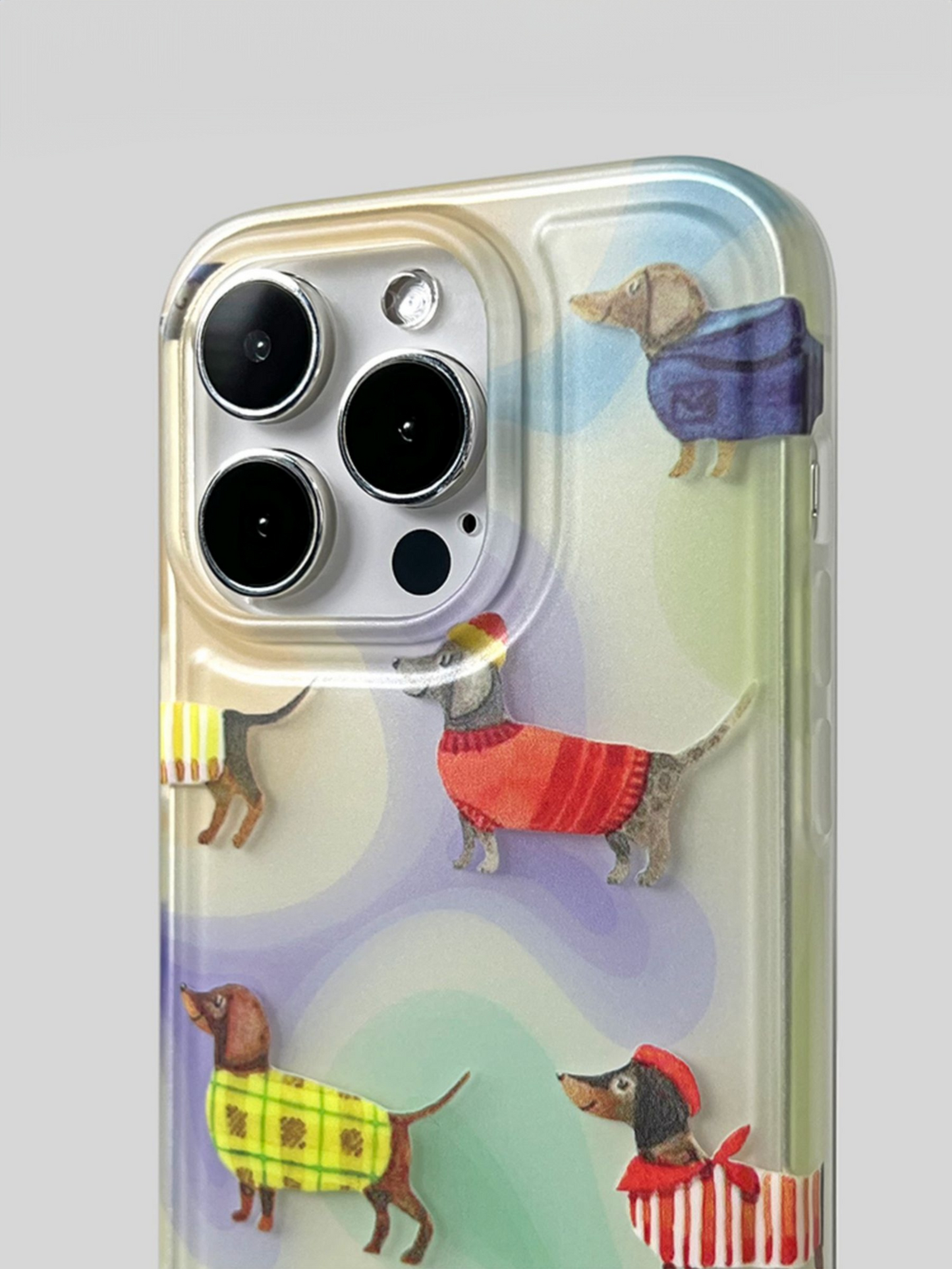 Artistic Dachshund Color Burst Phone Case