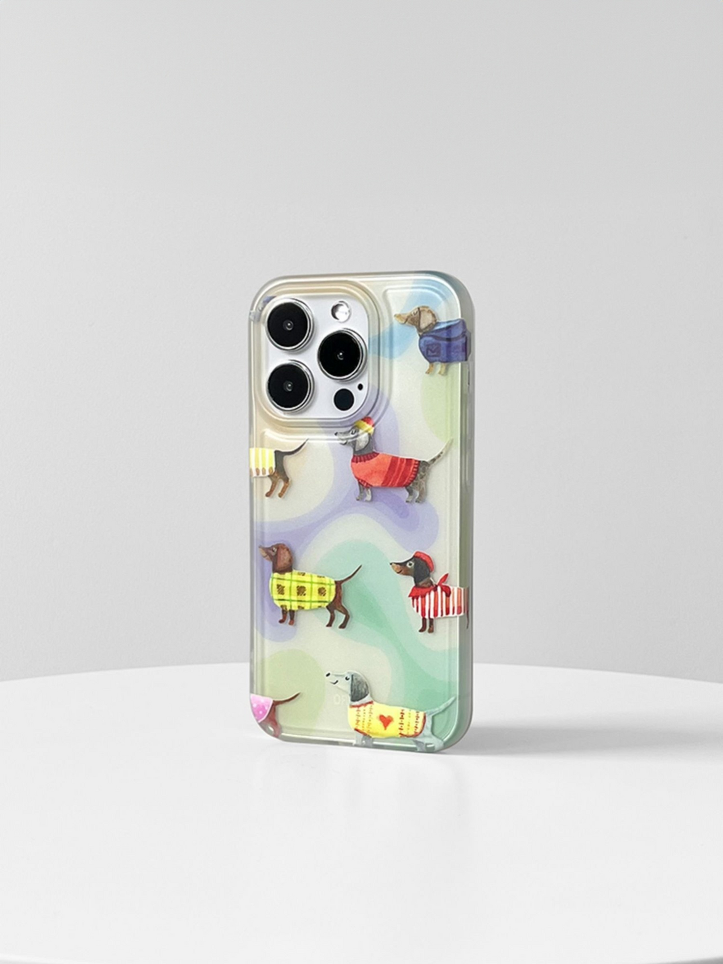 Artistic Dachshund Color Burst Phone Case