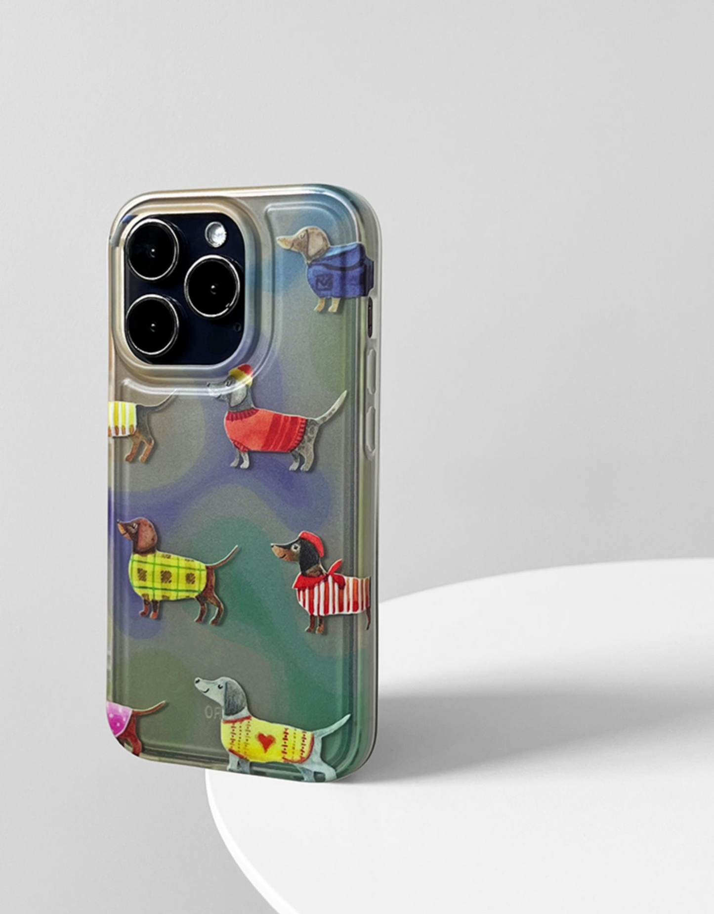 Artistic Dachshund Color Burst Phone Case