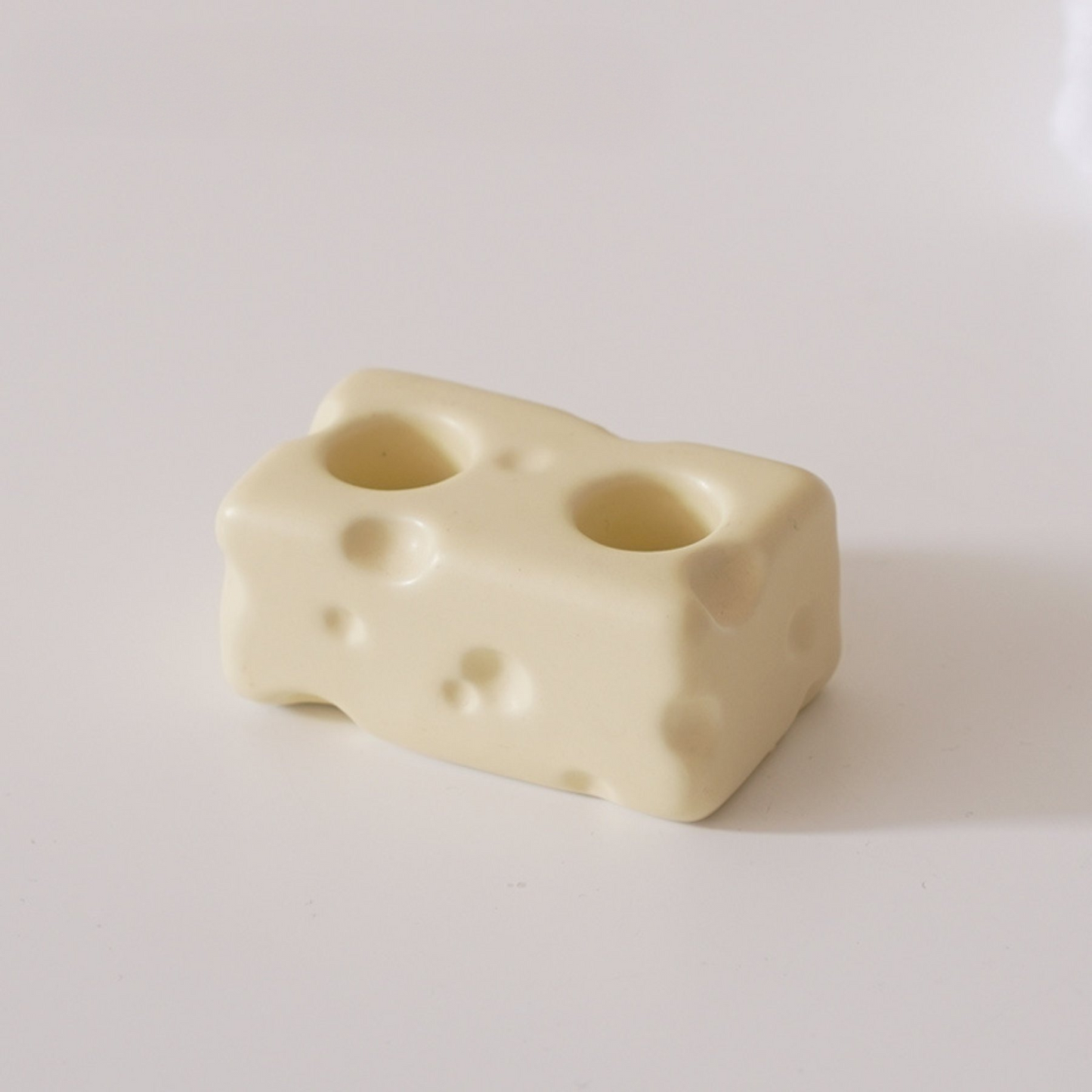 Ceramic Cheese Toothbrush Holder