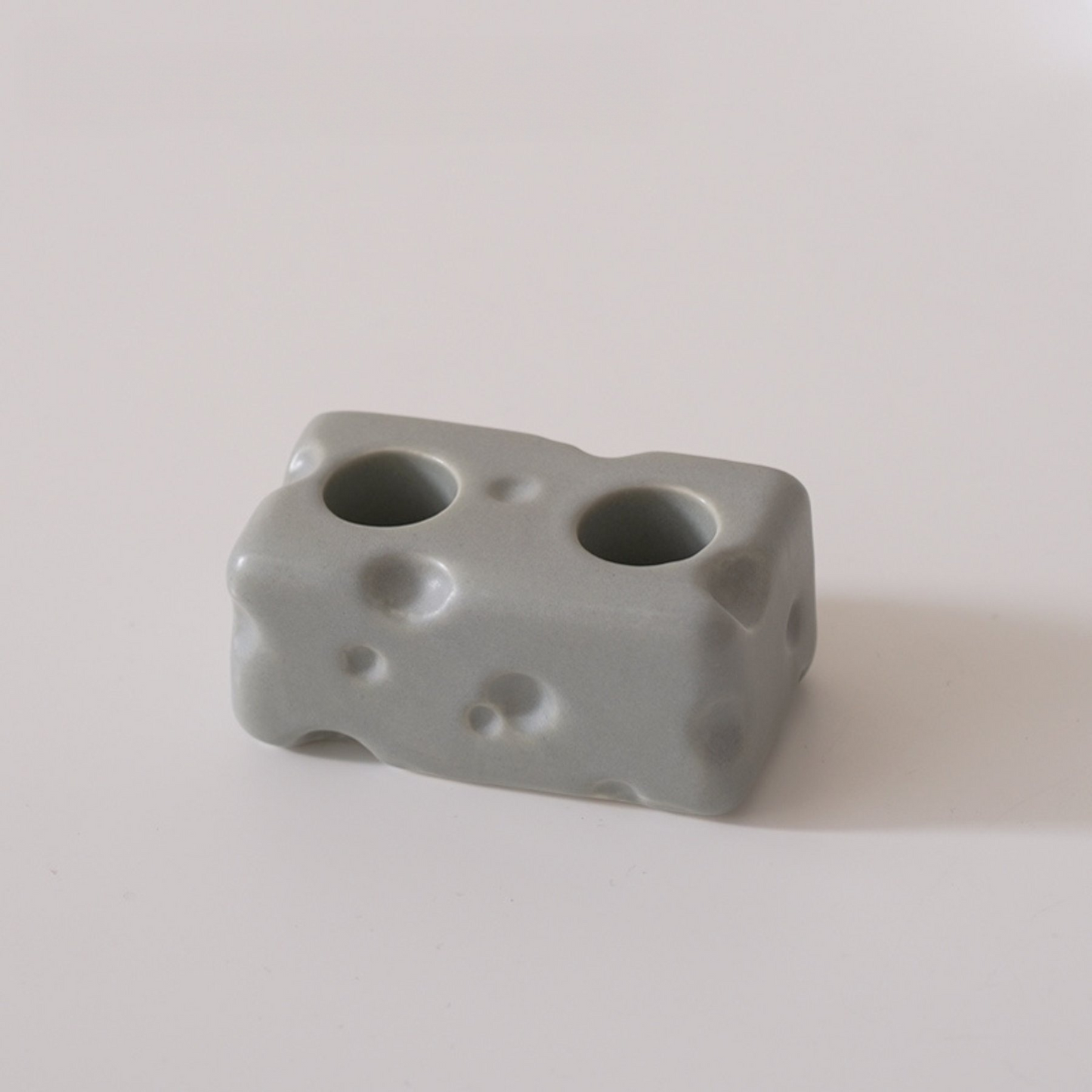 Ceramic Cheese Toothbrush Holder