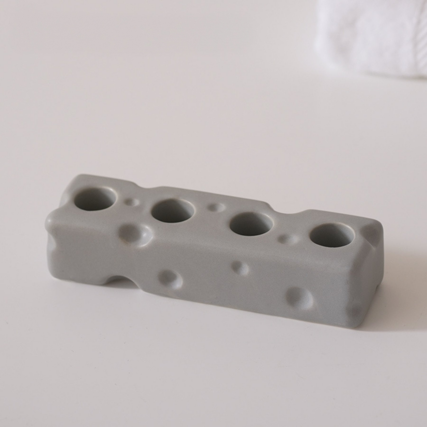 Ceramic Cheese Toothbrush Holder