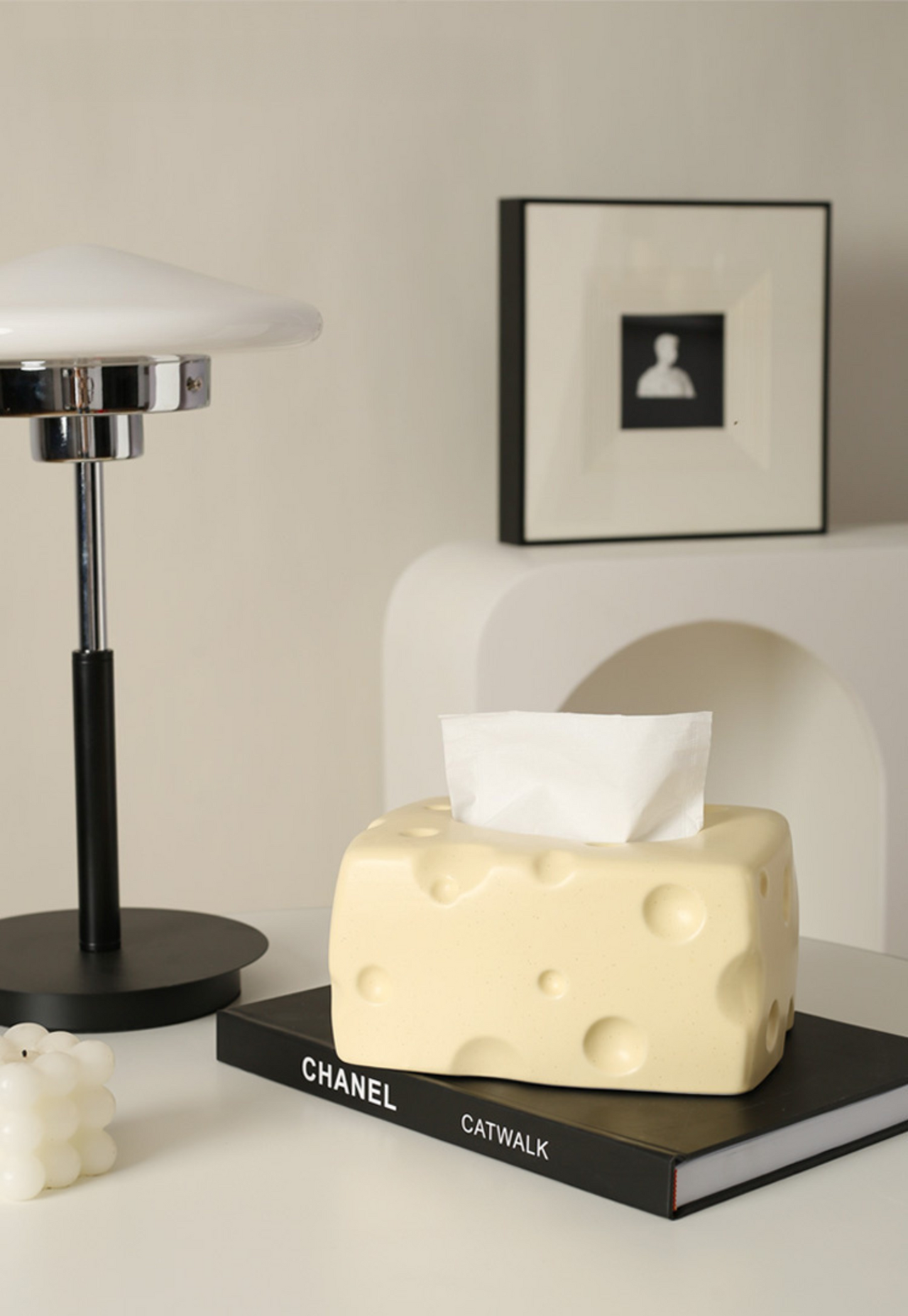 Cheesy Ceramic Tissue Box