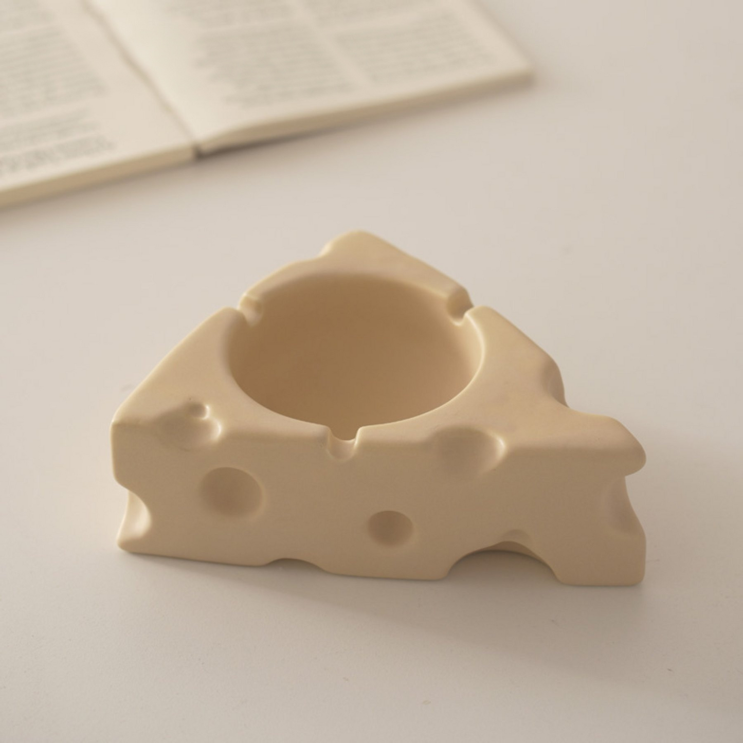 Cheesy Ceramic Ashtray