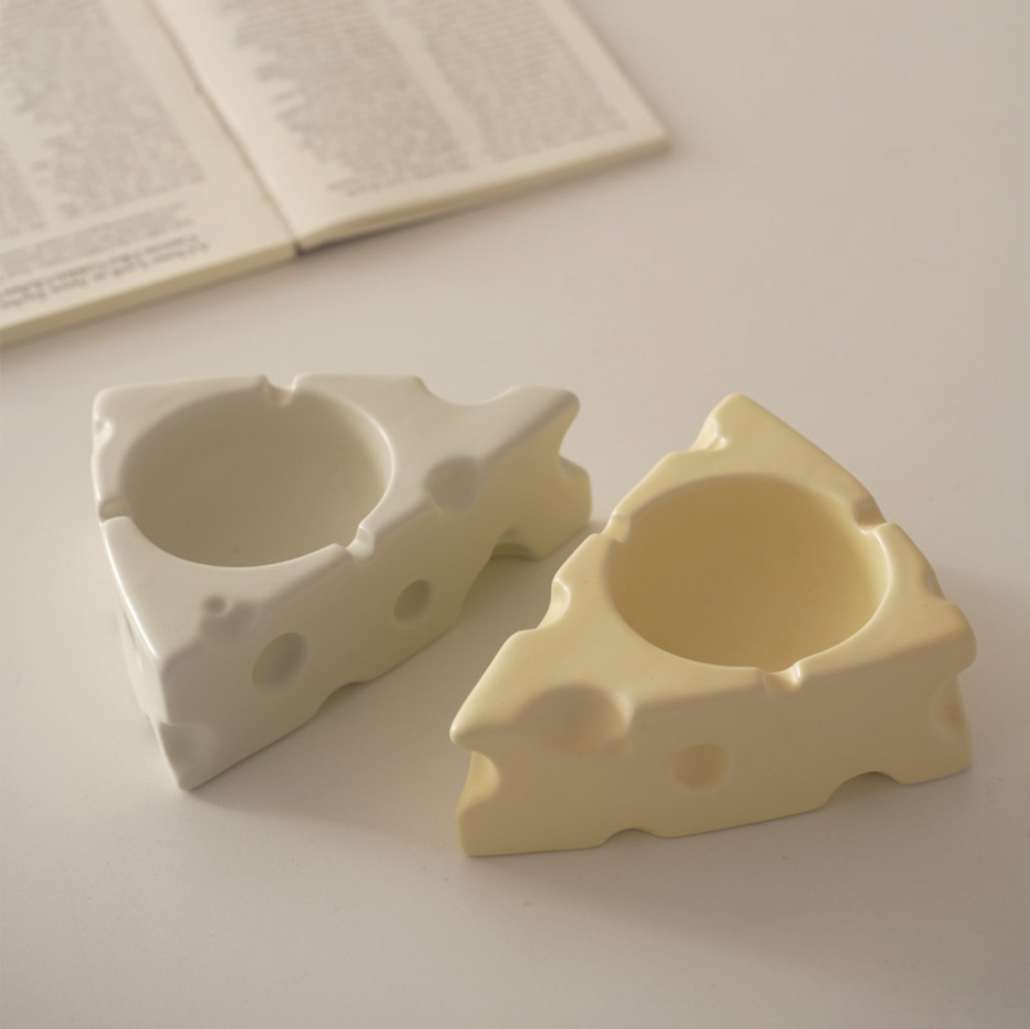 Cheesy Ceramic Ashtray