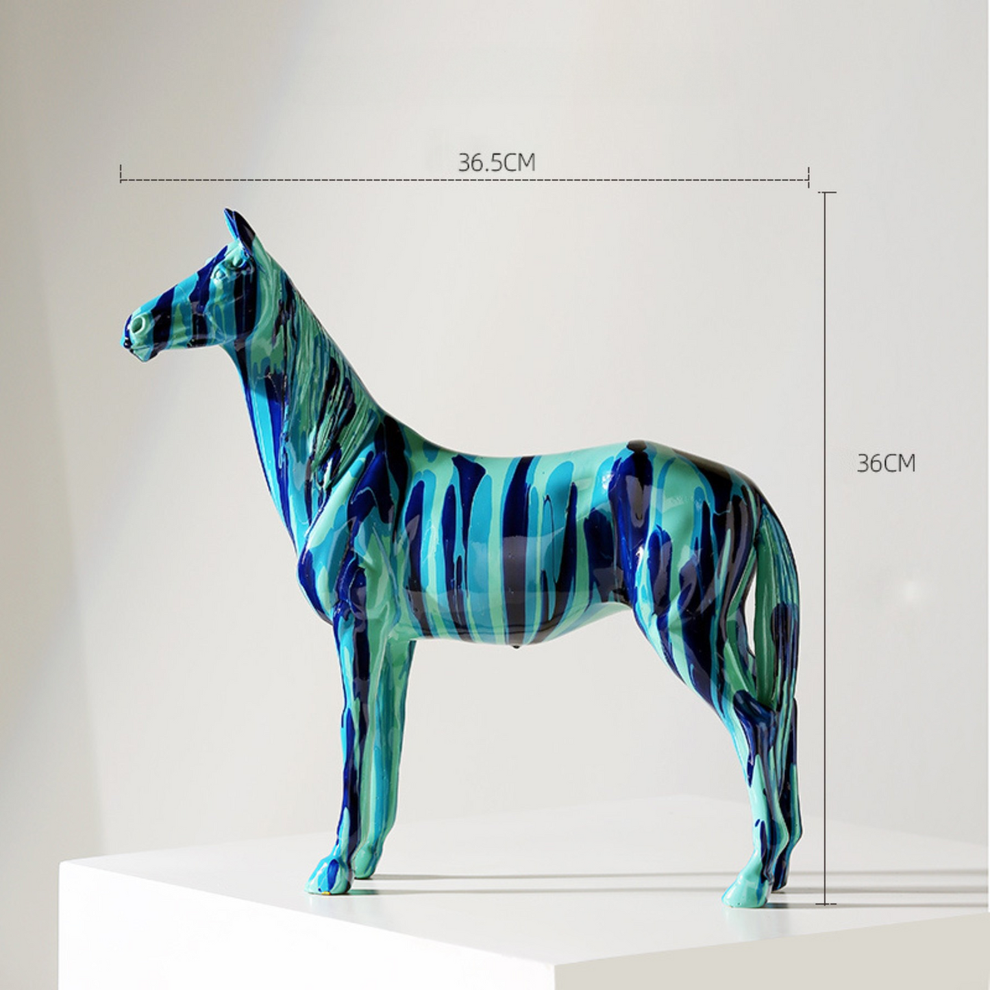 PopStride - Abstract Equine Art Sculpture