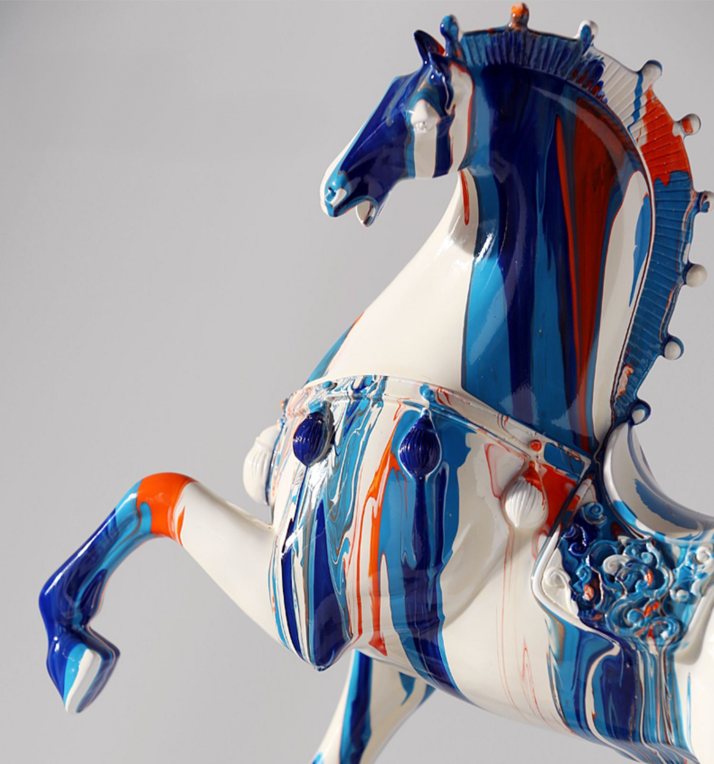 PopStride - Abstract Equine Art Sculpture