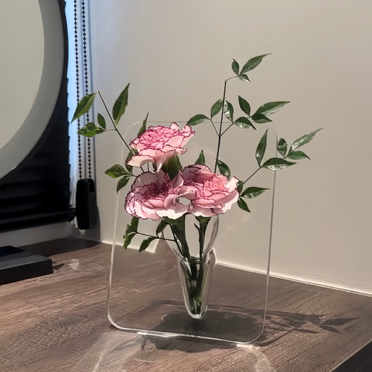 Acrylic Elegance Frame Vase