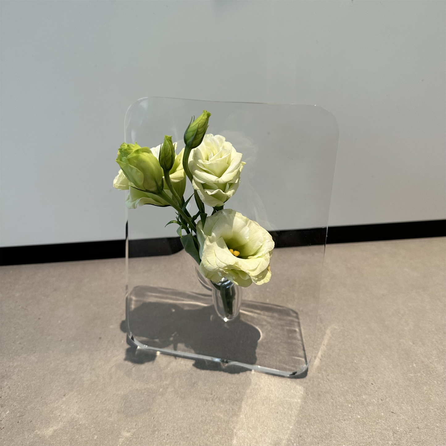 Acrylic Elegance Frame Vase