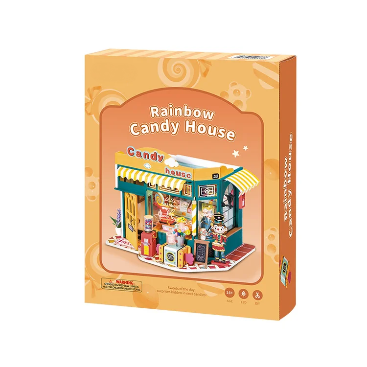 Miniature House - Rainbow Candy House