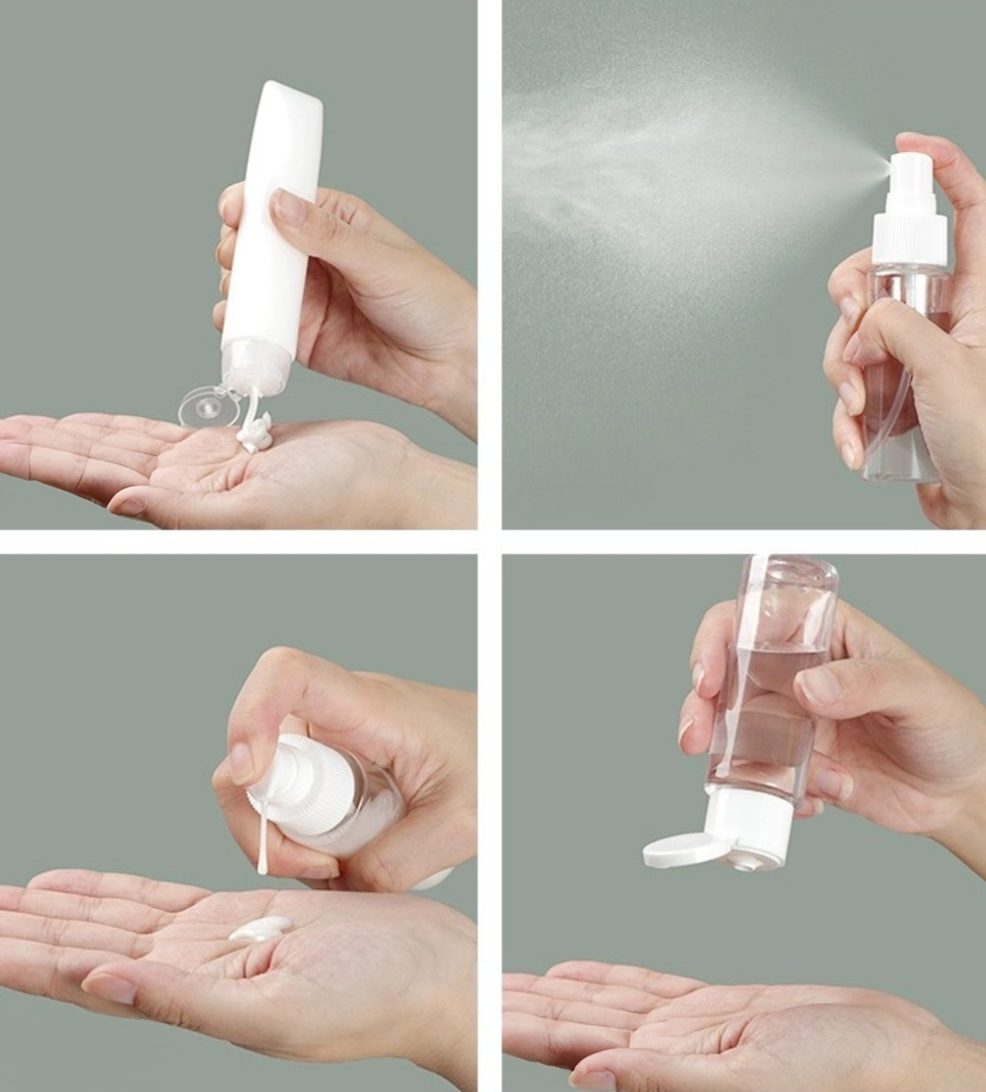 Travel Cosmetic Dispenser Bottle