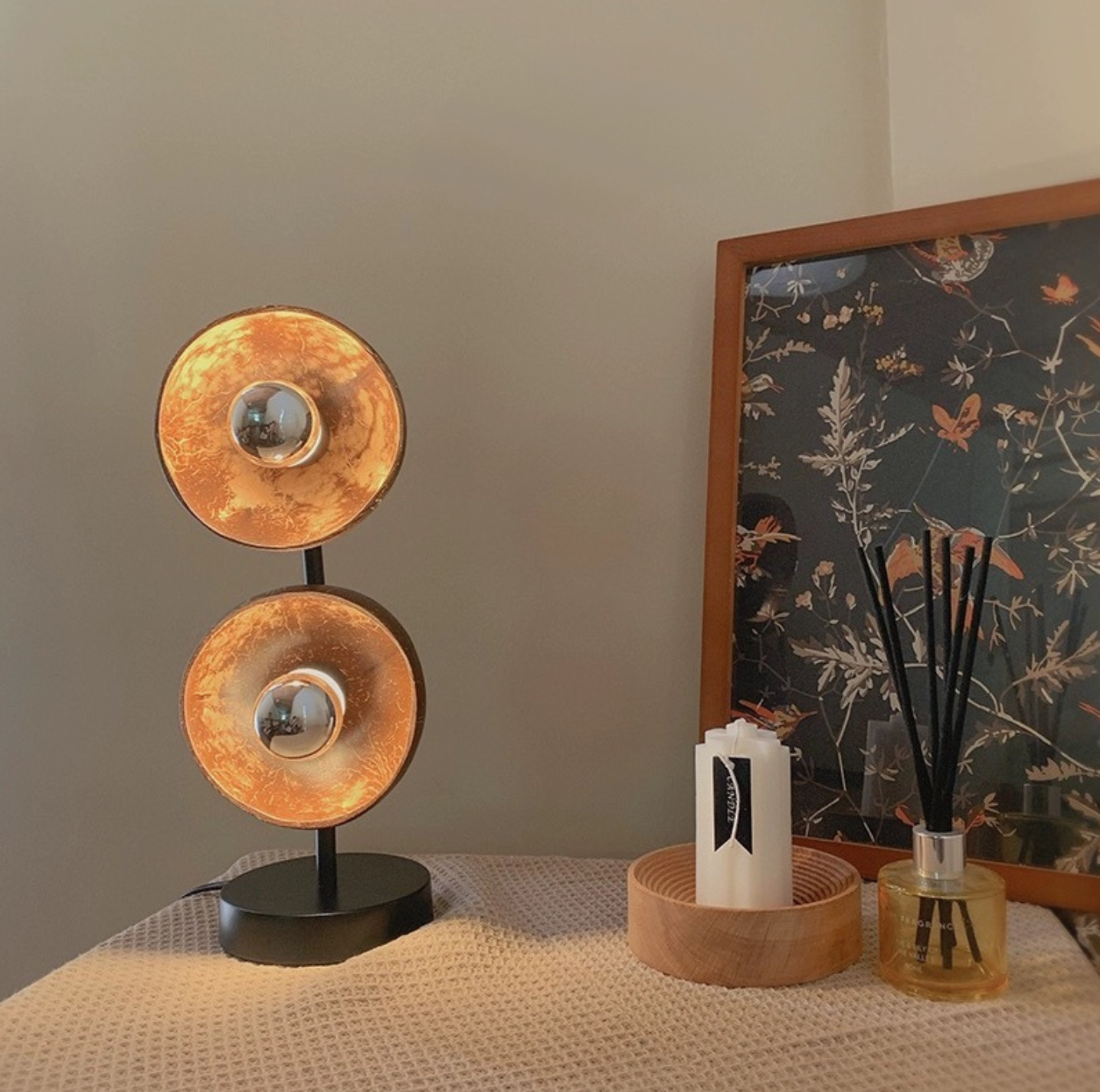 Coconut Shell Bedside Lamp