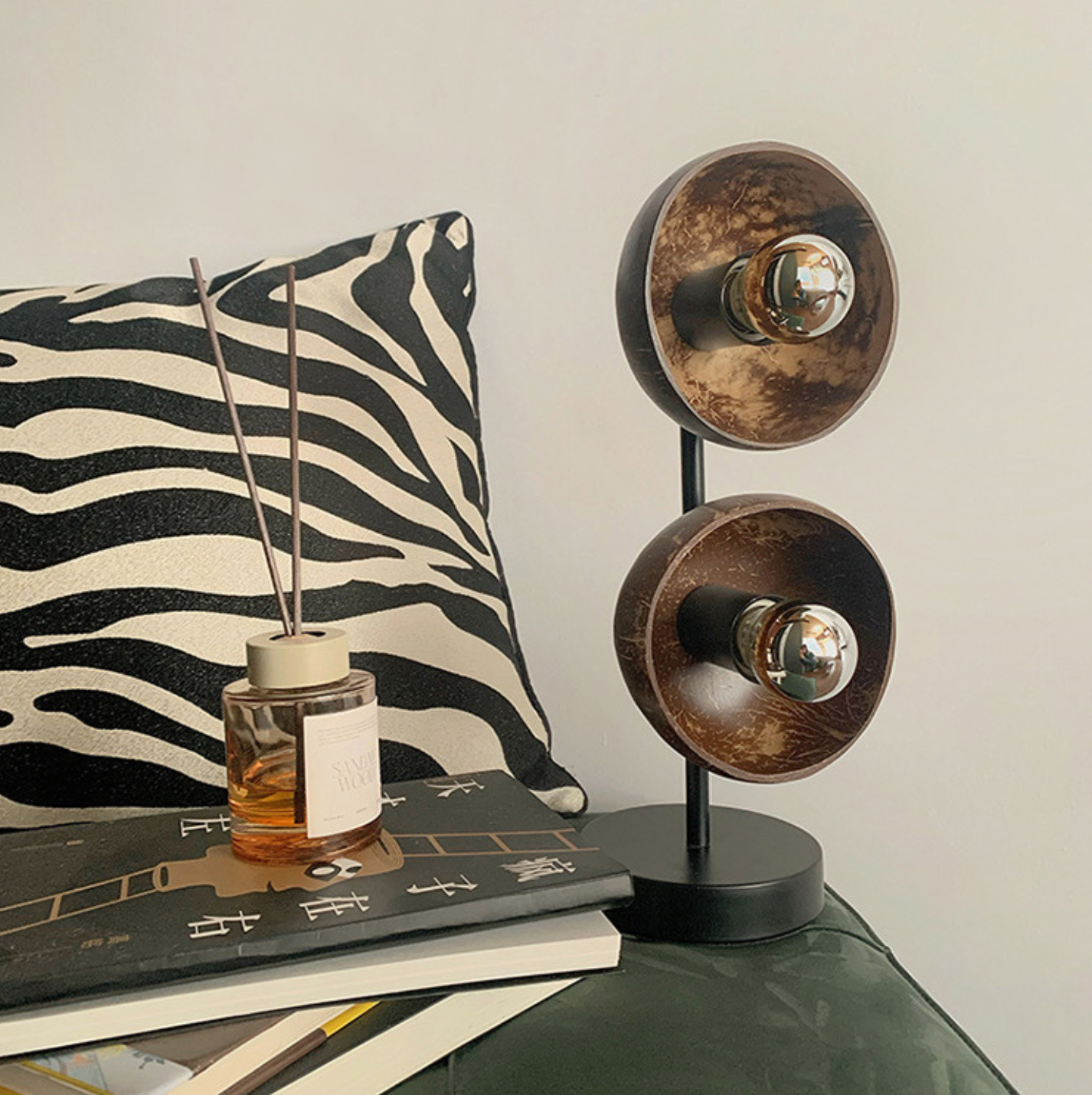 Coconut Shell Bedside Lamp