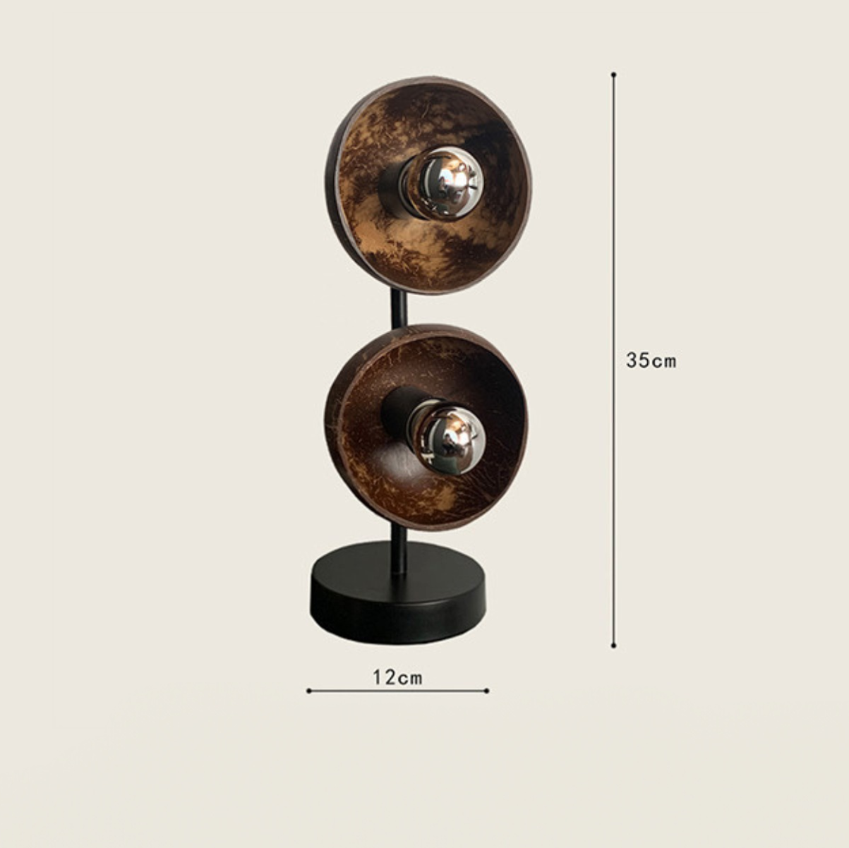 Coconut Shell Bedside Lamp