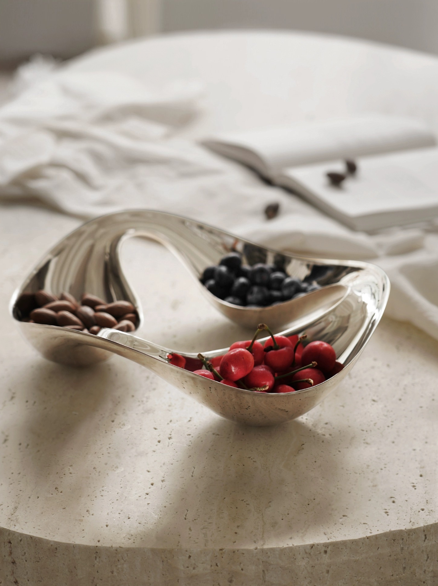 Stainless Steel Infinity Fruit Tray