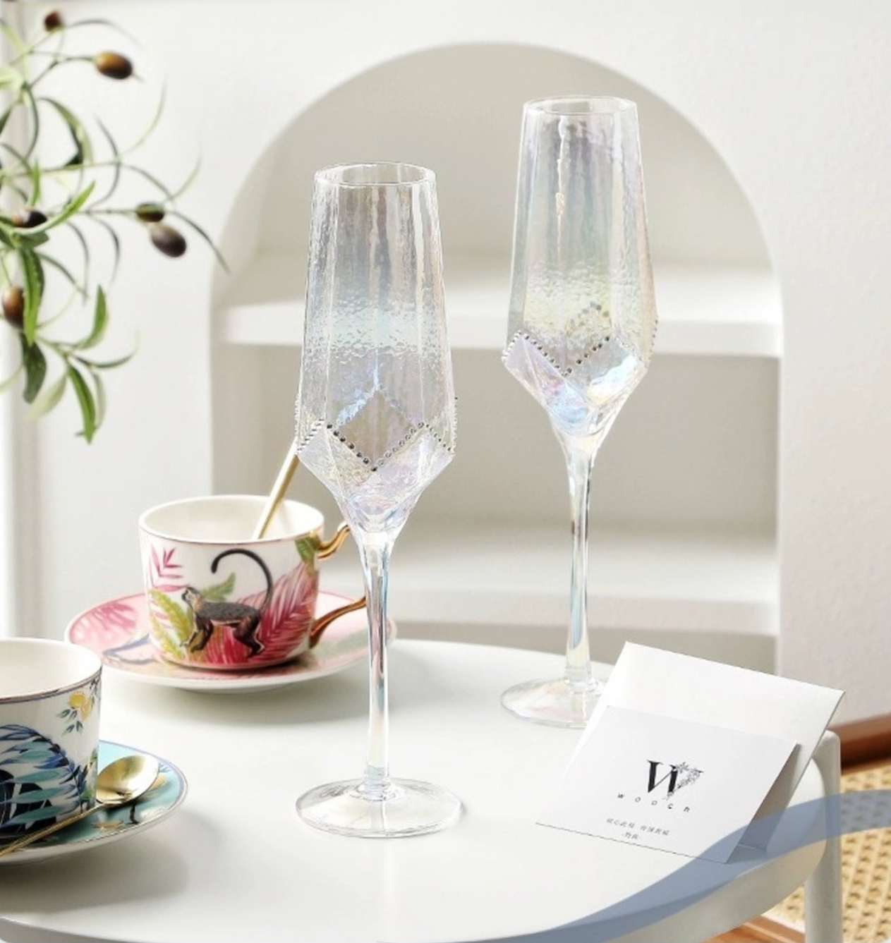 Ethereal Journey - Diamond Sparkle Goblets Gift Set