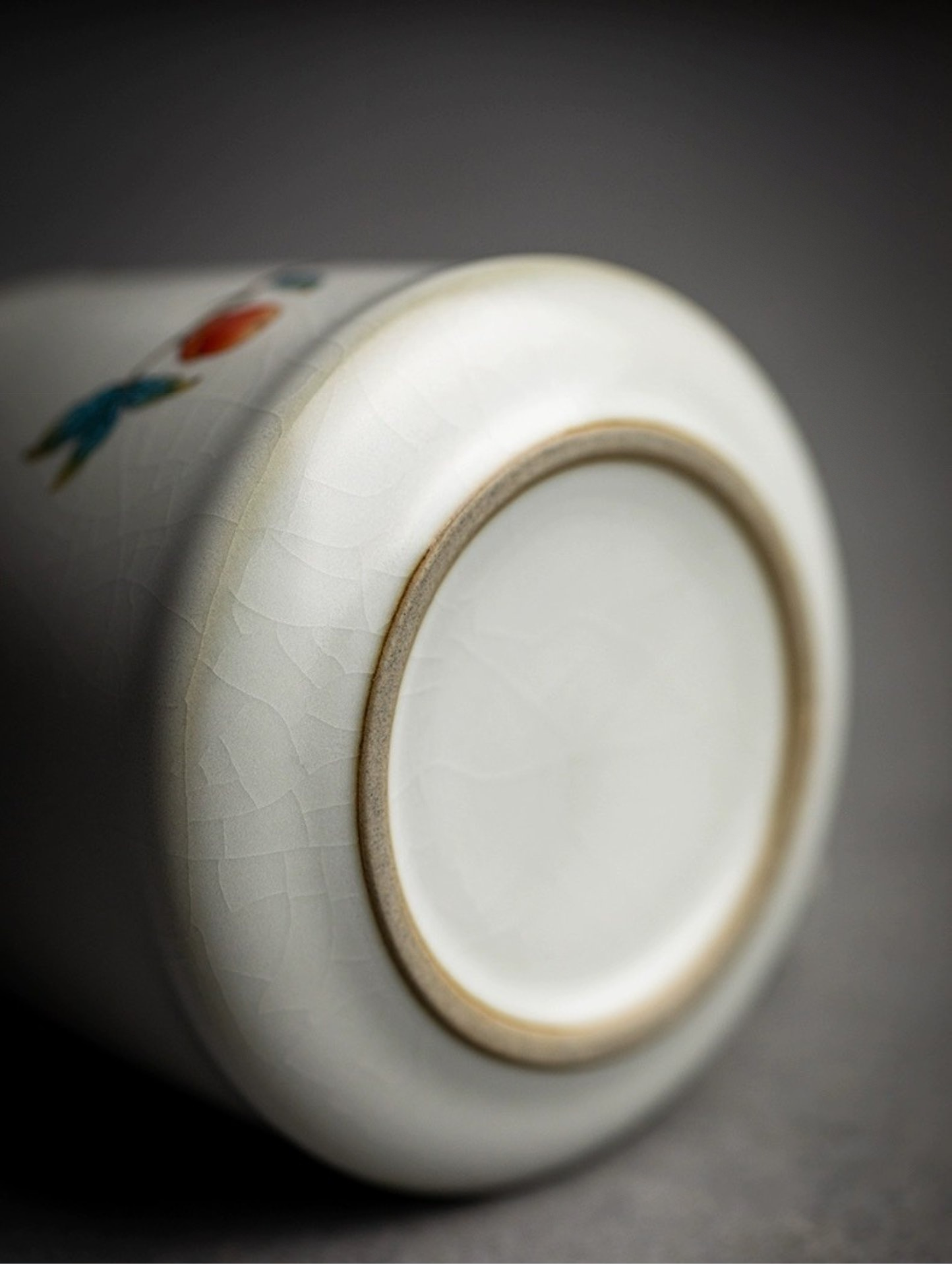 Ru Kiln Elegance - Ceramic Office Tea Cup