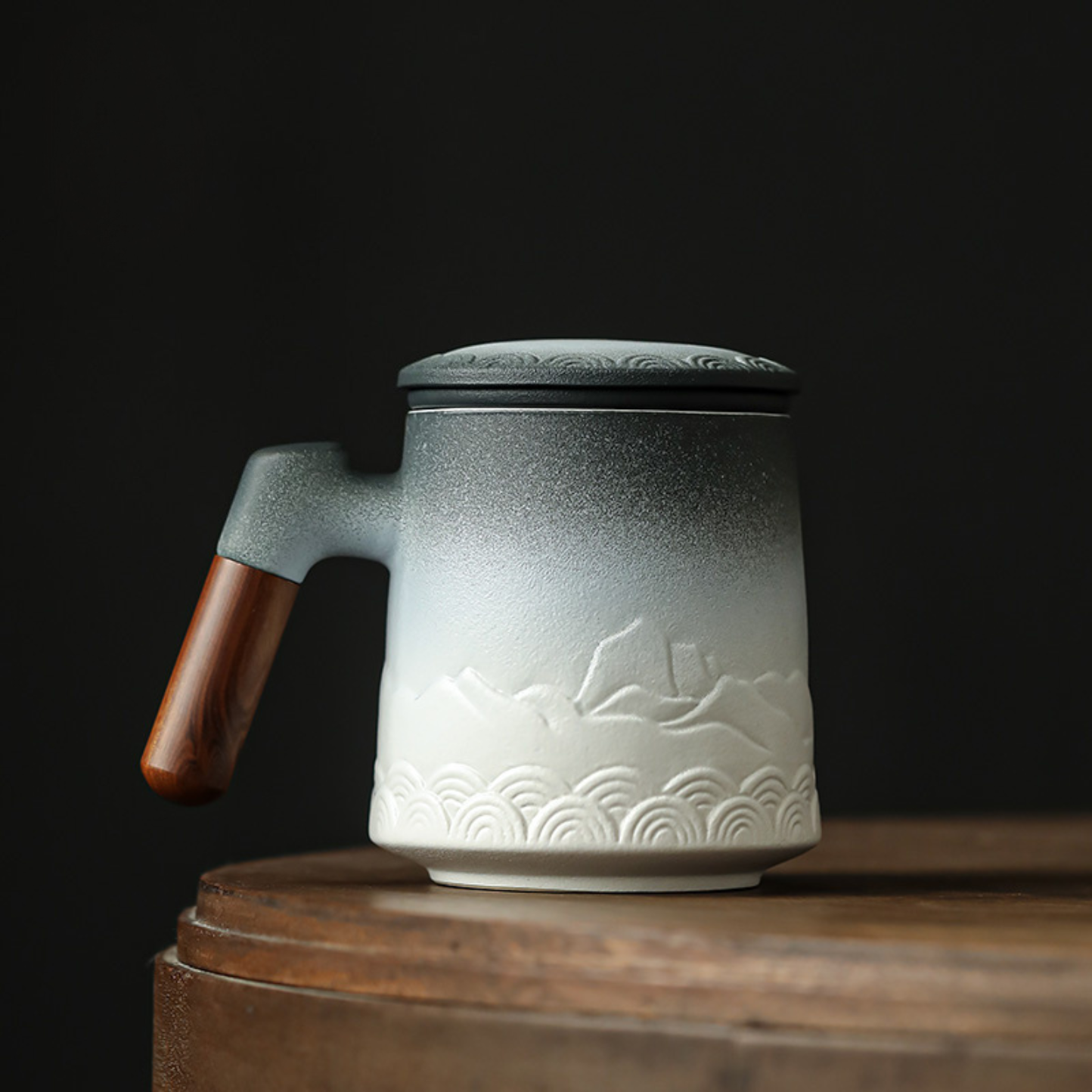 Zen Mountain Tea Infuser Mug