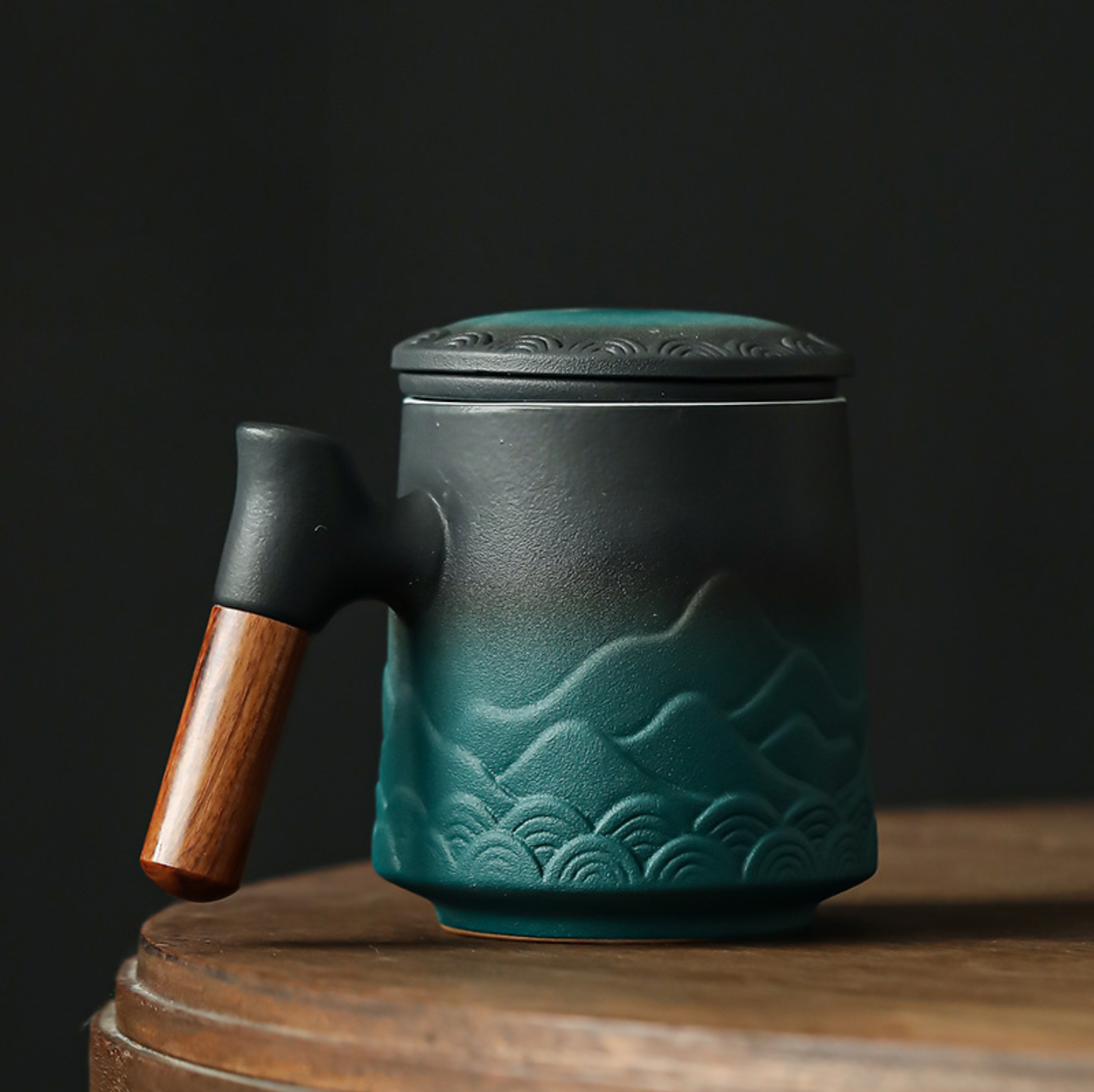 Zen Mountain Tea Infuser Mug