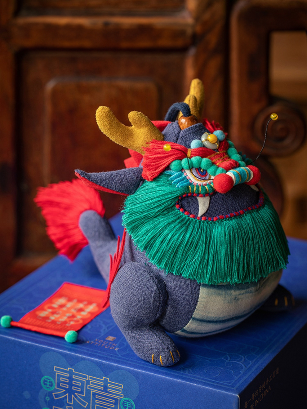 Ethereal Azure Dragon - Embroidered Scent Sachet – FancyAdd