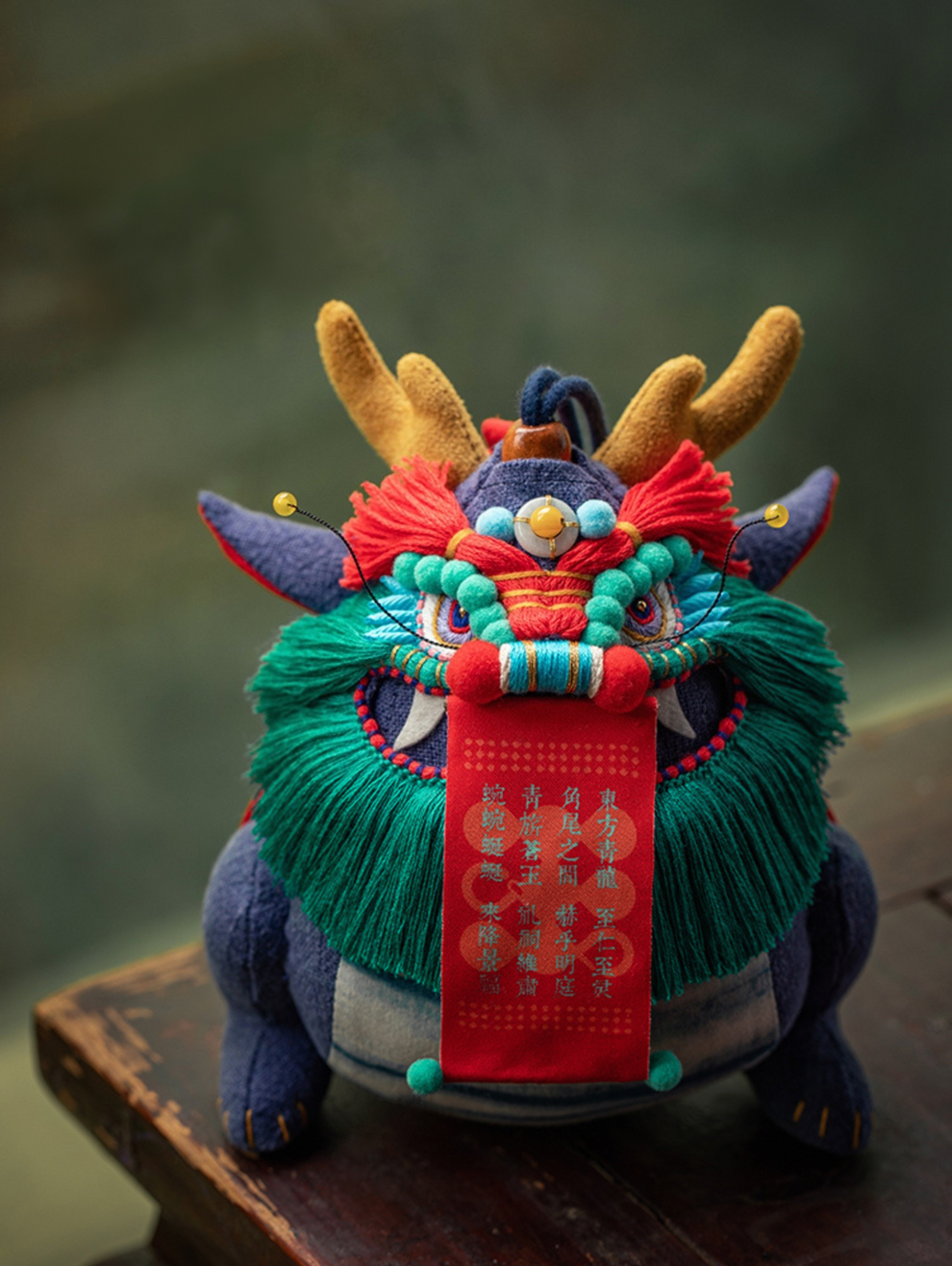 Ethereal Azure Dragon - Embroidered Scent Sachet – FancyAdd