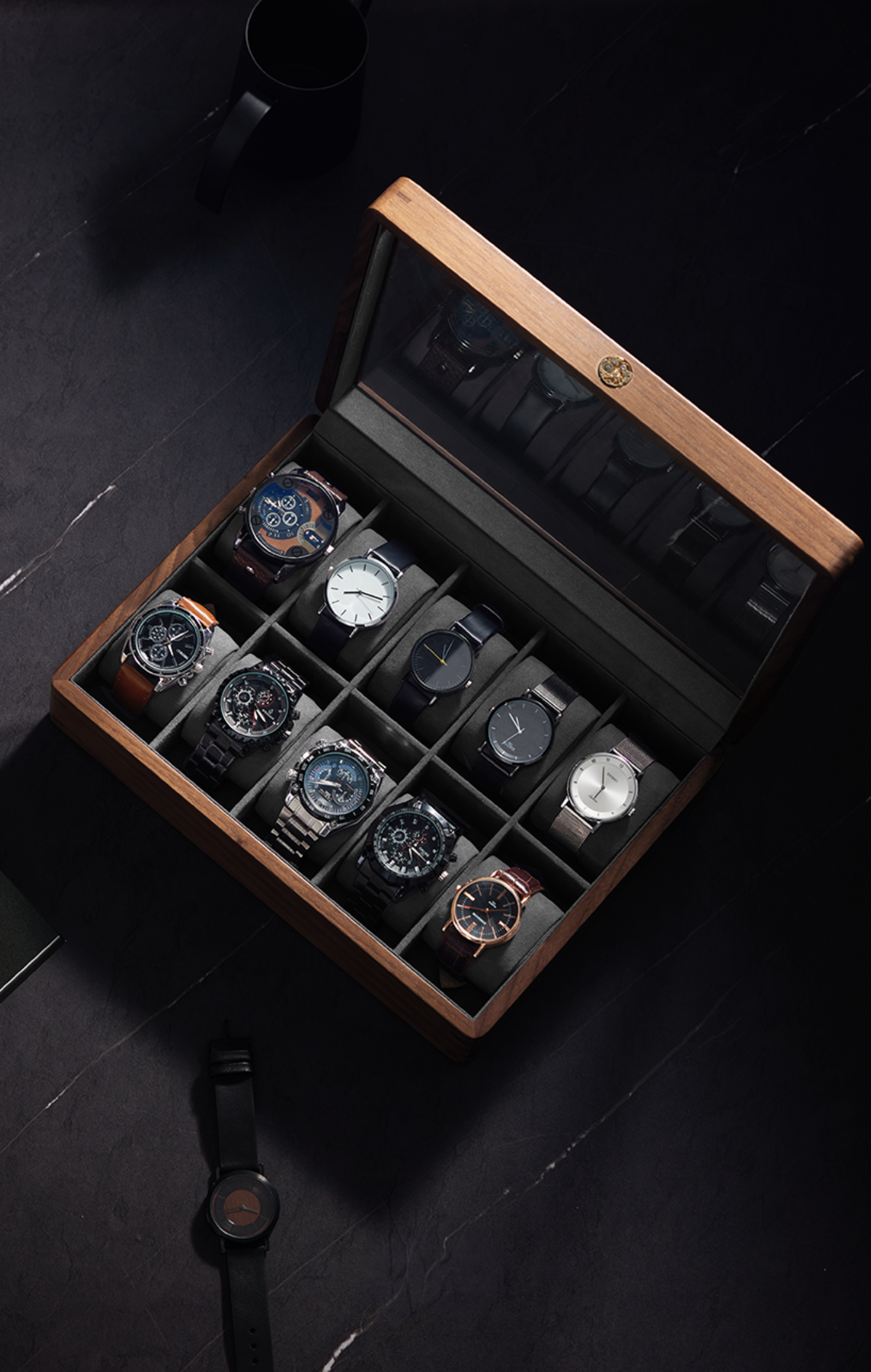 Timeless Walnut Watch Collector's Box
