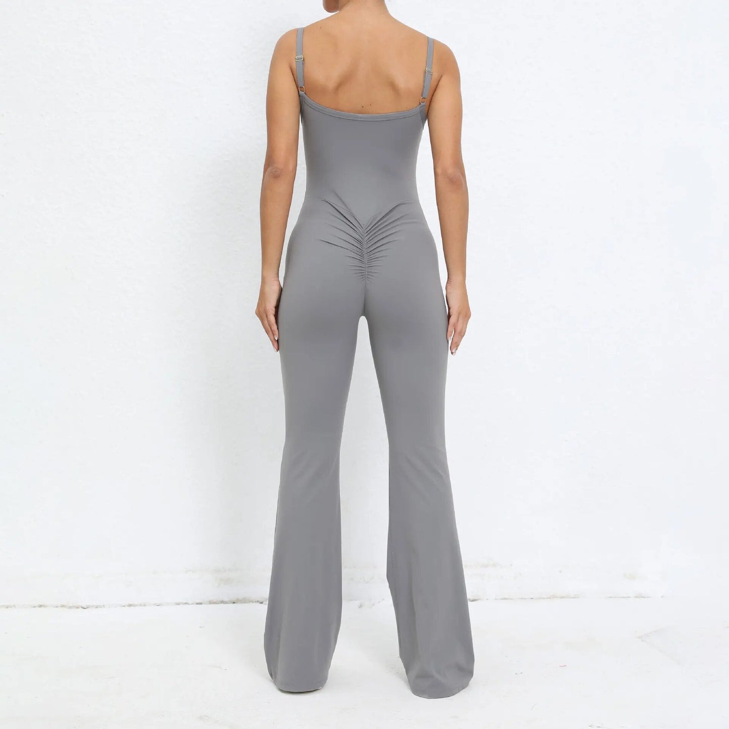 Essential Strappy Flared Jumpsuit